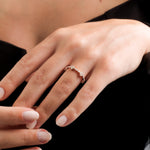 Load image into Gallery viewer, Gold Diamond Clover Ring