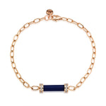 Load image into Gallery viewer, Lapis Lazuli Pillar Bracelet