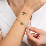 Load image into Gallery viewer, Gemstone Enamel Gold Bracelet