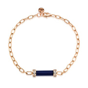 Lapis Lazuli Pillar Bracelet